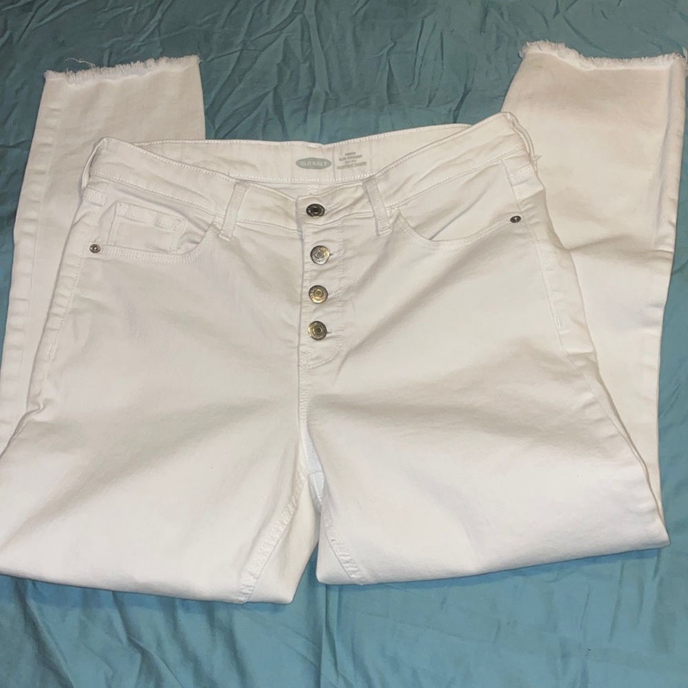 Women Old Navy Slim Straight High Rise Jeans